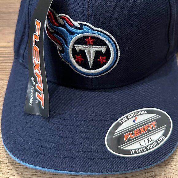 Tennessee Titans Baseball Cap RARE Hat NFL Cap Flexible SnapBack Dad Hat L/XL - Picture 3 of 3